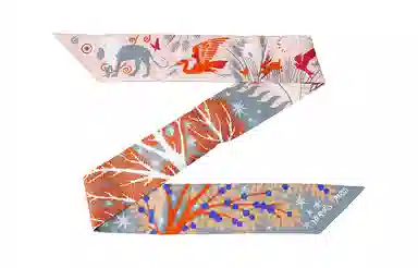 HERMES Sous le Charme d'Orphee twilly