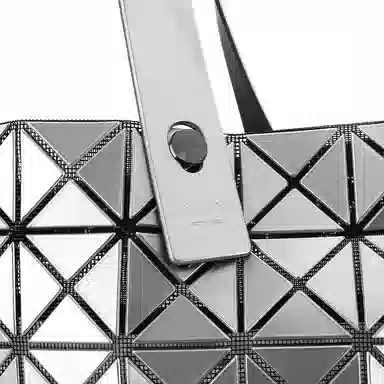 ISSEY MIYAKE Prism Tote Silver