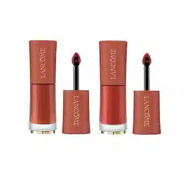 兰蔻 菁纯 唇釉套装 易上色 两支装