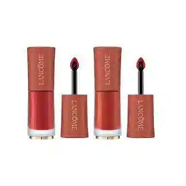 兰蔻 菁纯 唇釉套装 易上色 两支装