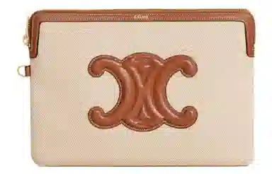CELINE Cuir Triomphe Brown