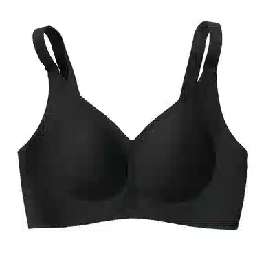 内在密码 无痕固定杯内衣女薄款大胸显小果冻条软无钢圈文胸 两件装