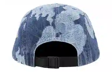 Supreme SS23 WEEK13 FLAMES JACQUARD DENIM CAMP CAP