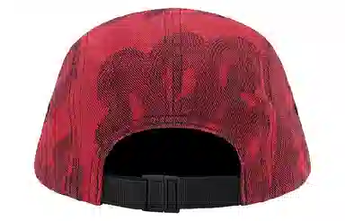Supreme SS23 WEEK13 FLAMES JACQUARD DENIM CAMP CAP