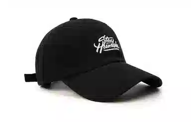 白卷 街头嘻哈软顶字母户外遮阳 棒球帽 男女同款情侣款