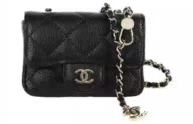CHANEL 22B Chain Bag Black