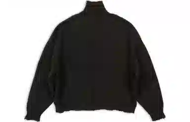 Balenciaga FW22 Logo Turtleneck Black