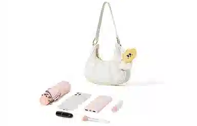 音魅 贝壳腋下包百搭月牙包小众斜挎包女小包时尚简约手机包