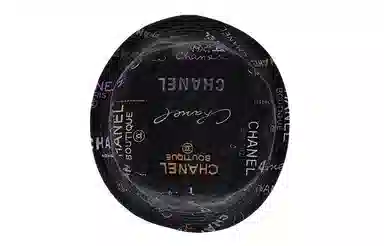 Chanel Logo Print Bucket Hat