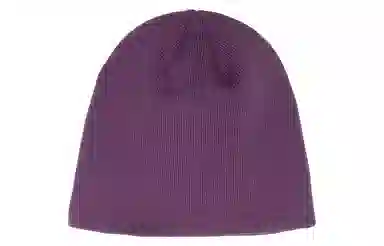 Stussy Logo Embroidered Beanie Purple