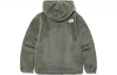 The North Face Logo Fleece Hoodie Olive