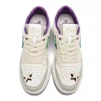 双星八特 独特魅力 自由灵动 透气潮流百搭运动复古增高休闲经典 耐磨轻便防滑 低帮 板鞋 男女同款