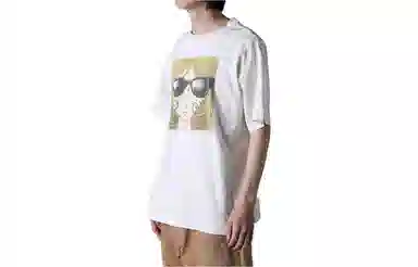 SAINT Mxxxxxx Anime Print Crewneck T-Shirt White
