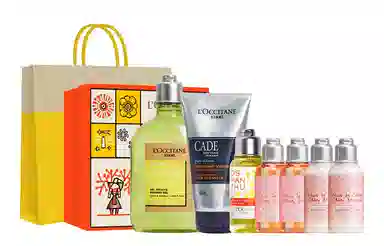 欧舒丹 香氛沐浴露洗面奶礼盒 清洁留香情侣臻选