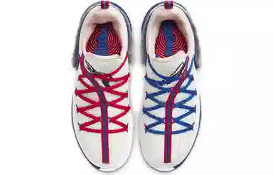 Nike LeBron 17 White Blue Red