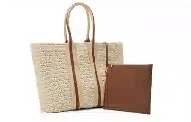 CHARLESKEITH Tote ChocolateWhite