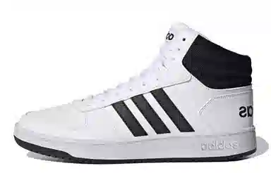 adidas Neo Hoops 2.0 Mid White Black