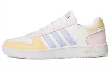adidas Neo Hoops 2.0 White Yellow Pink