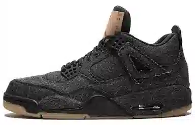 Levi’s x Air Jordan 4 Black