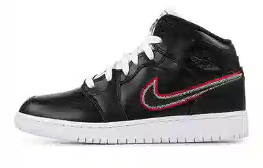 Jordan Air Jordan 1 Mid "Destroyed The Game" Black Red