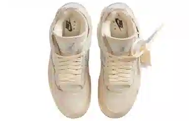 OFF-WHITE x Air Jordan 4 "Sail"