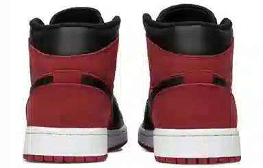 Jordan Air Jordan 1 Mid "Banned" Gym Red Black