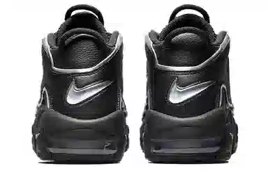 Nike Air More Uptempo Black Silver