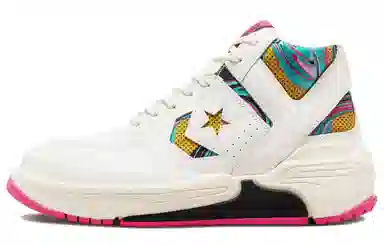 Converse Weapon CX High White Pink