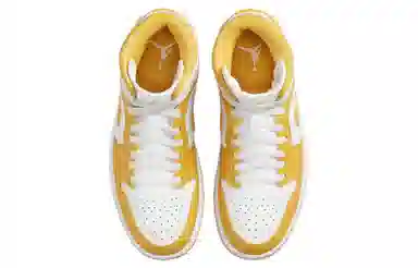 Jordan Air Jordan 1 Mid White Yellow