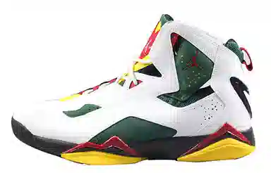 Jordan True Flight White Green Yellow