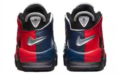 Nike Air More Uptempo Black Red Blue