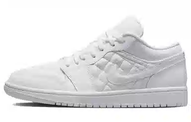 Jordan Air Jordan 1 low quilted "triple white"