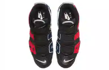 Nike Air More Uptempo Black Red Blue