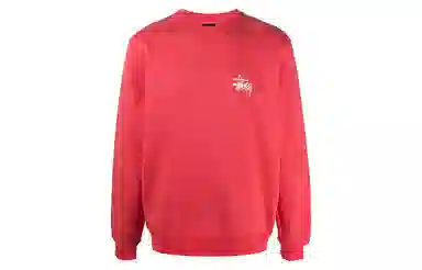 Stussy Basic Back Logo Crewneck Black