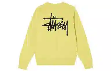 Stussy Basic Back Logo Crewneck Black