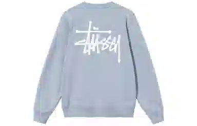 Stussy Basic Back Logo Crewneck Black