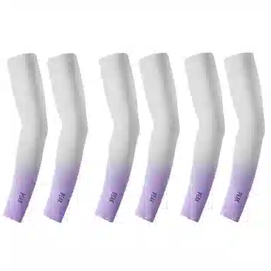 匹克 冰袖渐变遮阳防紫外线加大码护臂手袖冰丝户外出行 防晒袖 男女同款情侣款 多色