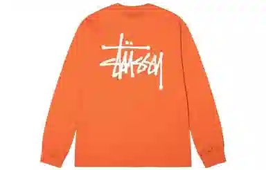 Stussy Classic Logo Crewneck Long Sleeve Tee