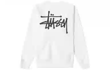 Stussy Basic Back Logo Crewneck Black