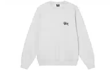 Stussy Basic Back Logo Crewneck Black