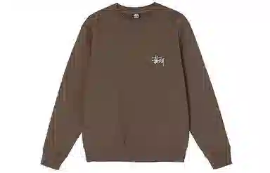 Stussy Basic Back Logo Crewneck Black