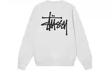Stussy Basic Back Logo Crewneck Black