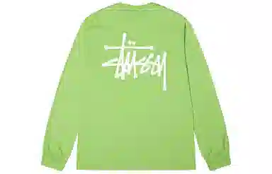 Stussy Classic Logo Crewneck Long Sleeve Tee