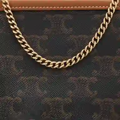 CELINE Triomphe Canvas Chain Bag