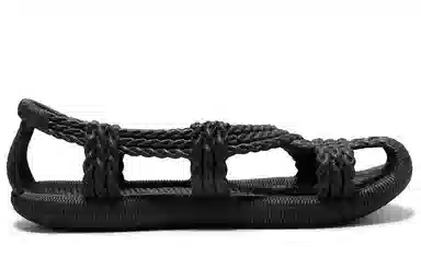 Baijingfang Retro Soft Sole Sandals Yellow