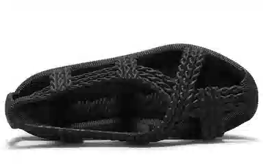 Baijingfang Retro Soft Sole Sandals Yellow