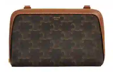 CELINE Triomphe Canvas Chain Bag