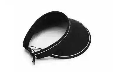 白卷 户外骑行大檐防紫外线空顶帽 防晒帽 女款