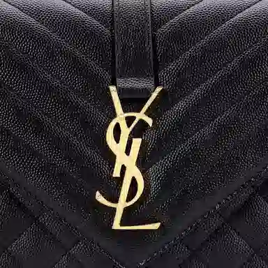 Saint Laurent Envelope Bag Black