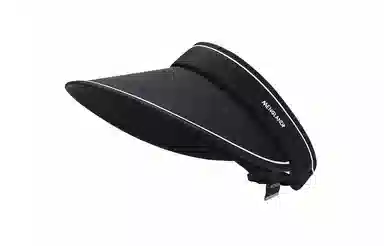 白卷 户外骑行大檐防紫外线空顶帽 防晒帽 女款